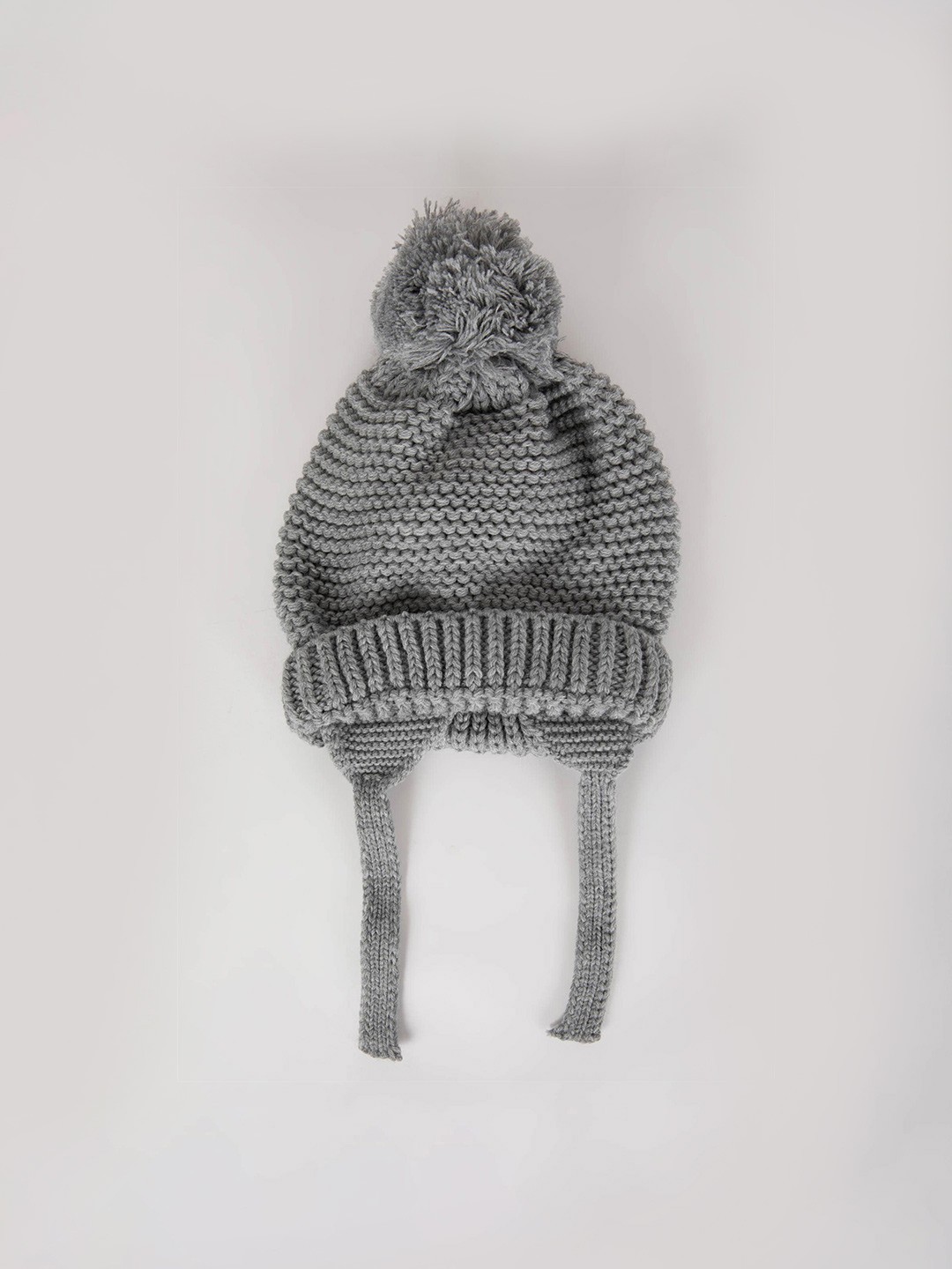 

DeFacto Boys Self Design Acrylic Beanie, Grey