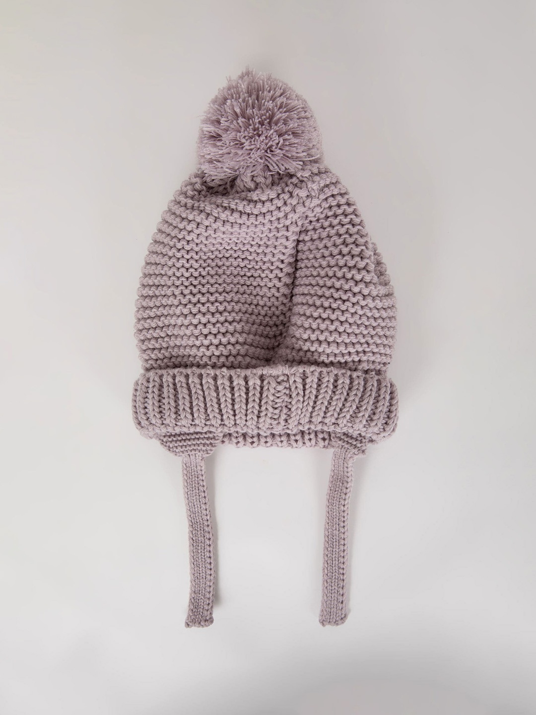 

DeFacto Girls Self Design Acrylic Beanie, Grey