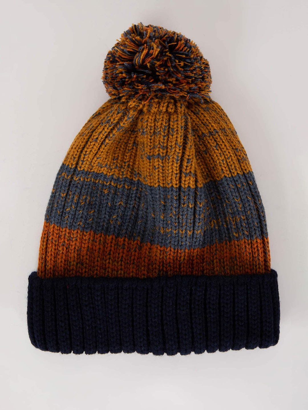 

DeFacto Boys Colourblocked Acrylic Beanie, Mustard