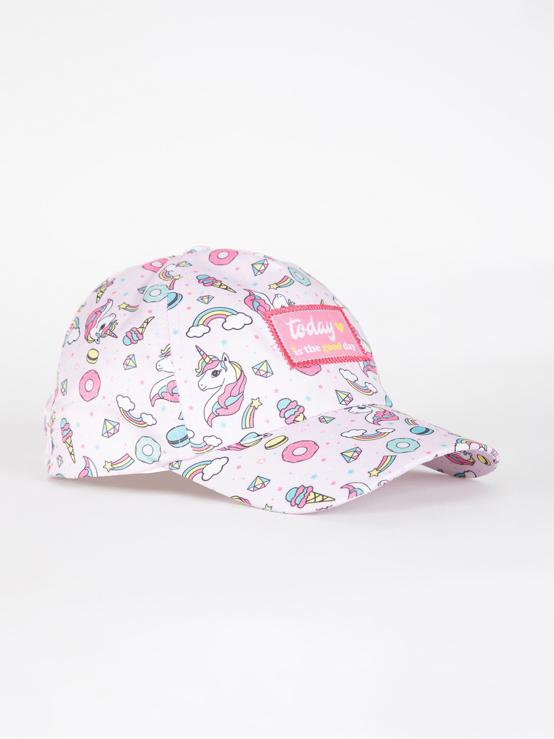 

DeFacto Girls Printed Baseball Cap, White