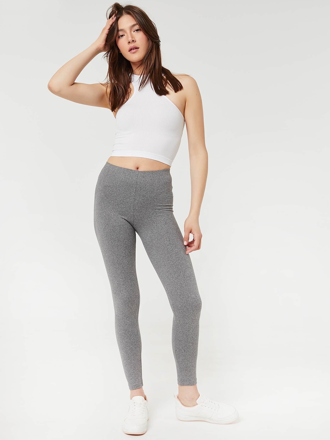 

Ardene Ankle-Length Super Soft Leggings, Grey