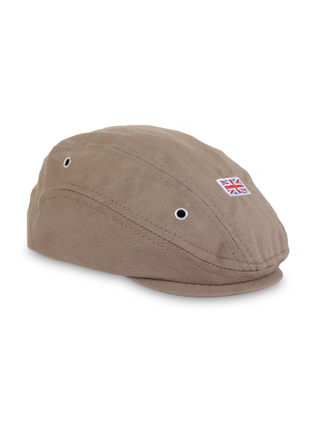

Zacharias Boys Self Design Cotton Ascot Cap, Beige