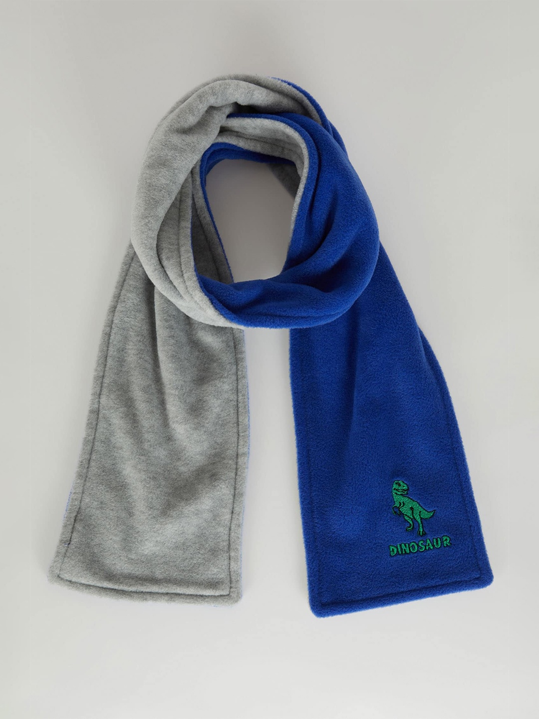 

DeFacto Boys Colourblocked Scarf, Grey