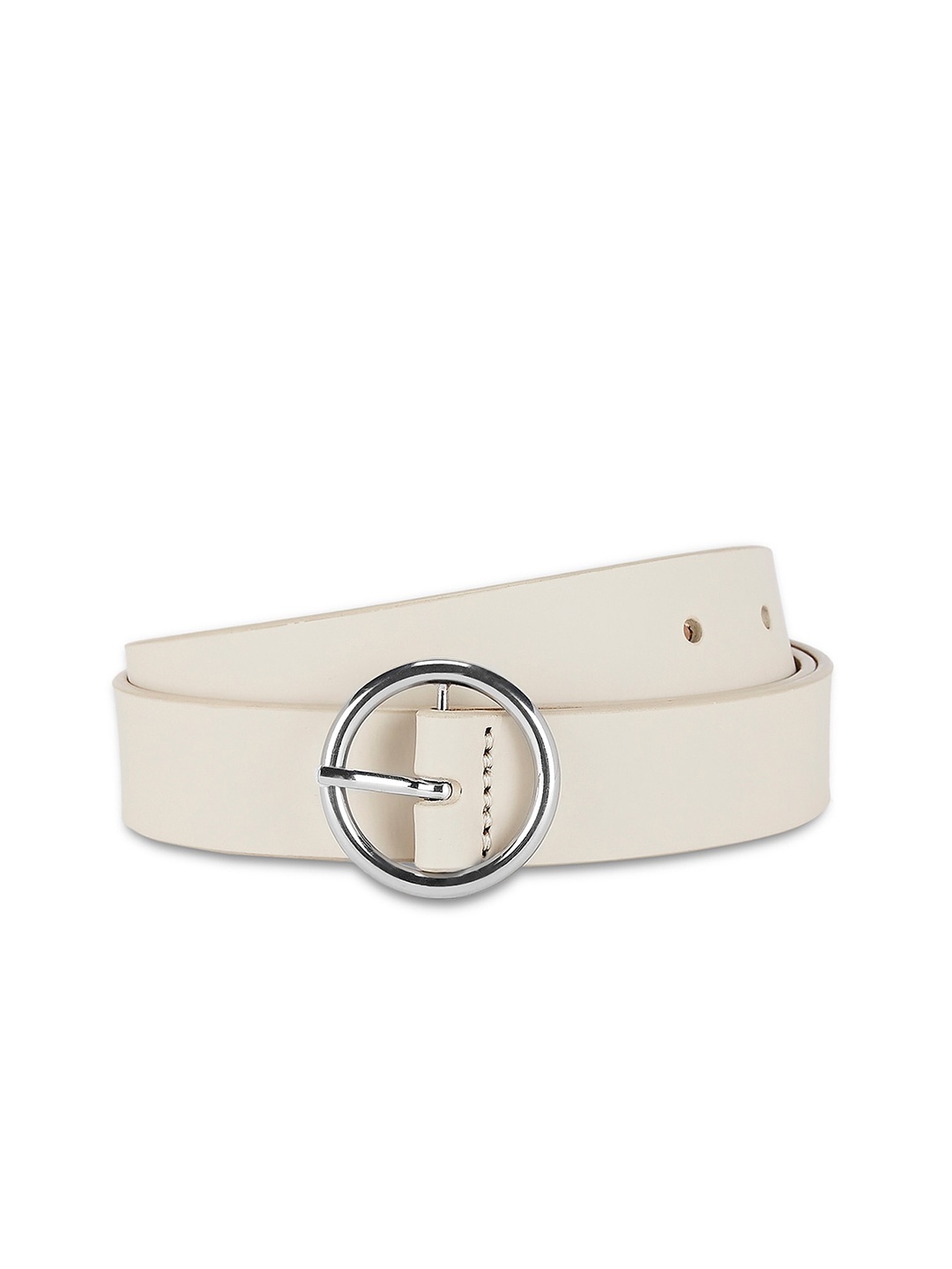 

Tommy Hilfiger Women Textured Leather Slim Belt, Beige