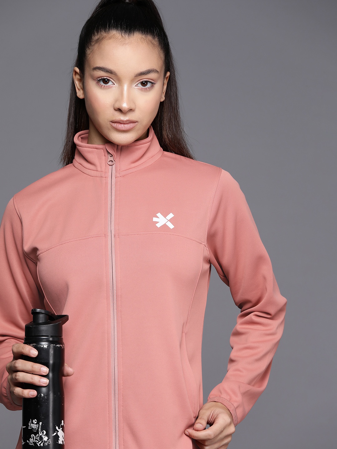 

HRX by Hrithik Roshan Women Fleece Sporty Jacket, Pink