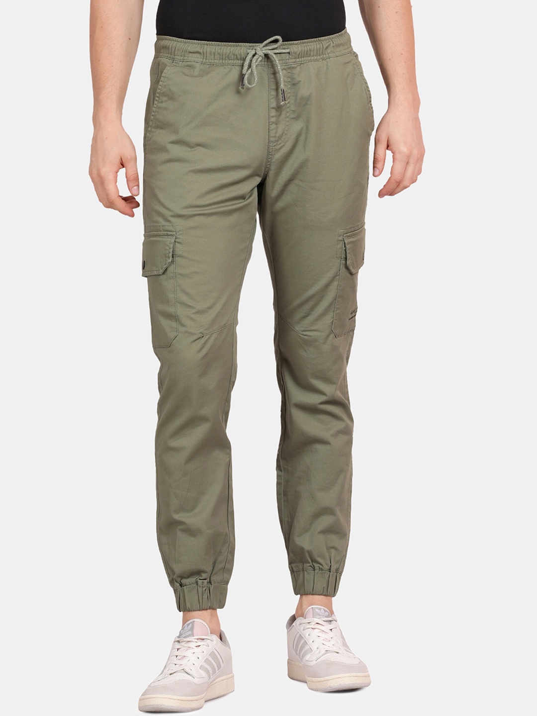 

t-base Men Mid-Rise Joggers, Olive