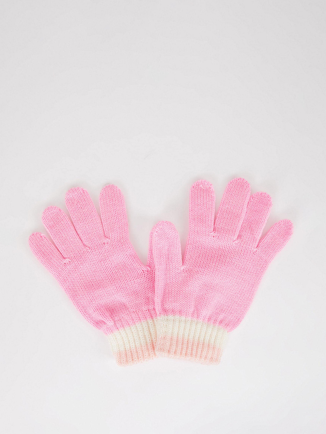 

DeFacto Solid Knitted Gloves, Pink