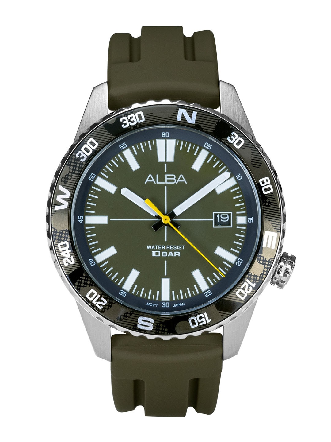 

Alba Men Printed Dial & Analogue Watch AS9Q21X1, Green