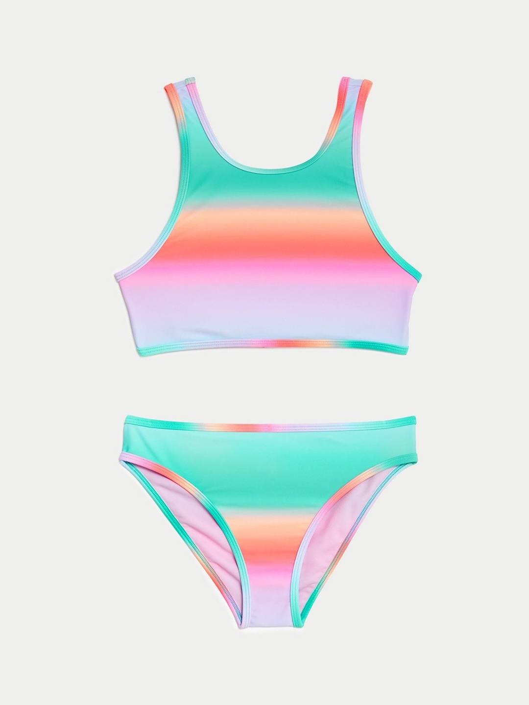 

Marks & Spencer Girls Colourblocked Swimwear, Orange