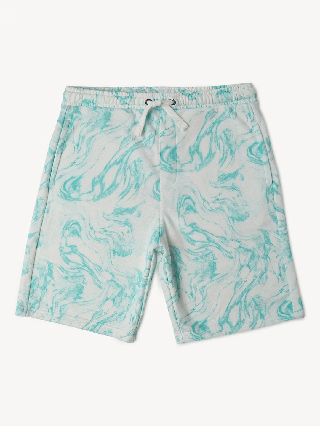Marks & Spencer Boys Floral Printed Shorts, Blue