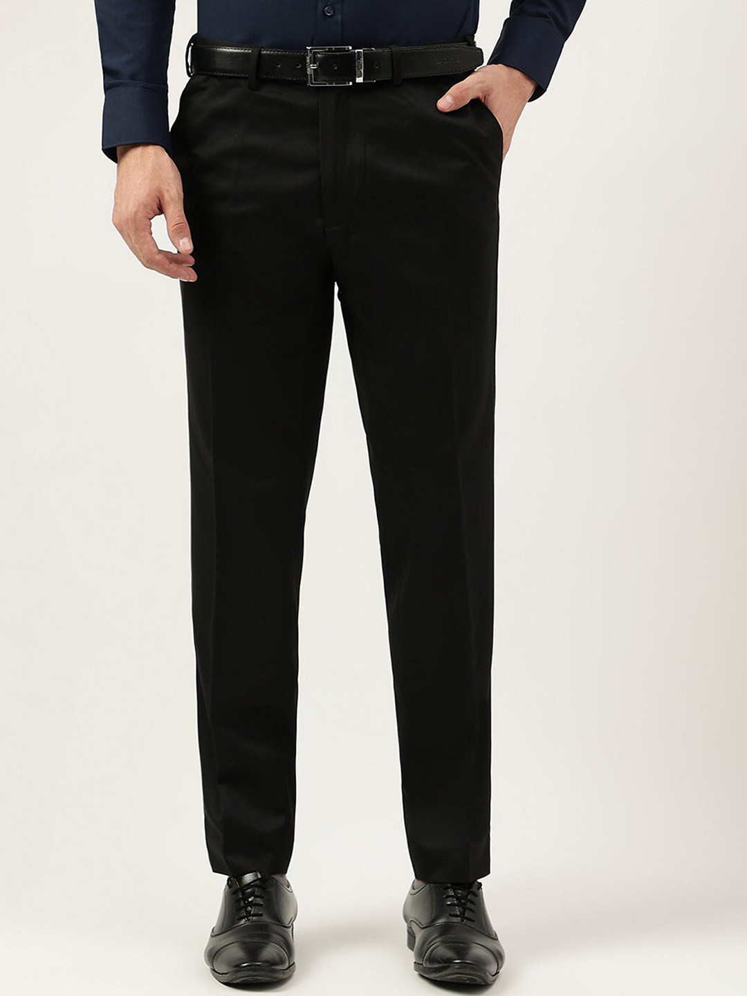 

Marks & Spencer Men Formal Trousers, Black
