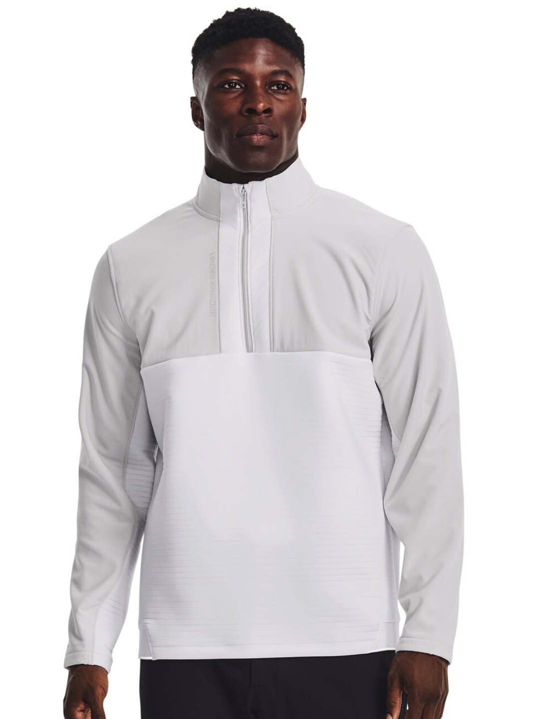 

UNDER ARMOUR Colourblocked UA Storm Daytona Half zip Sports Sweatshirt, Grey