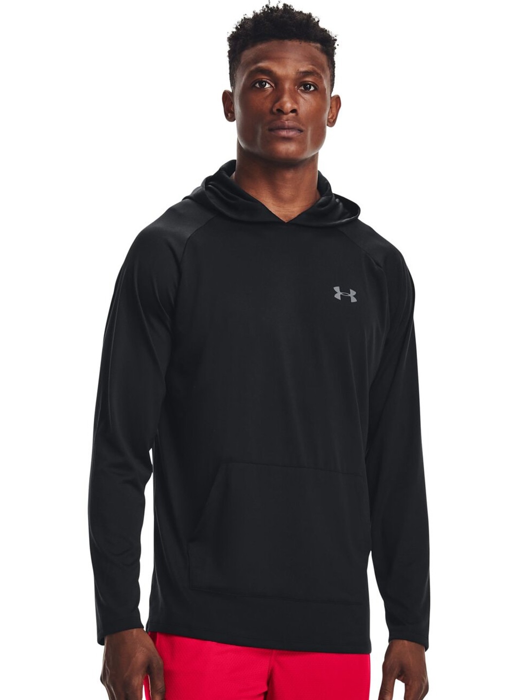 

UNDER ARMOUR Full Sleeves Oversized Hooded Sweatshirt, Black