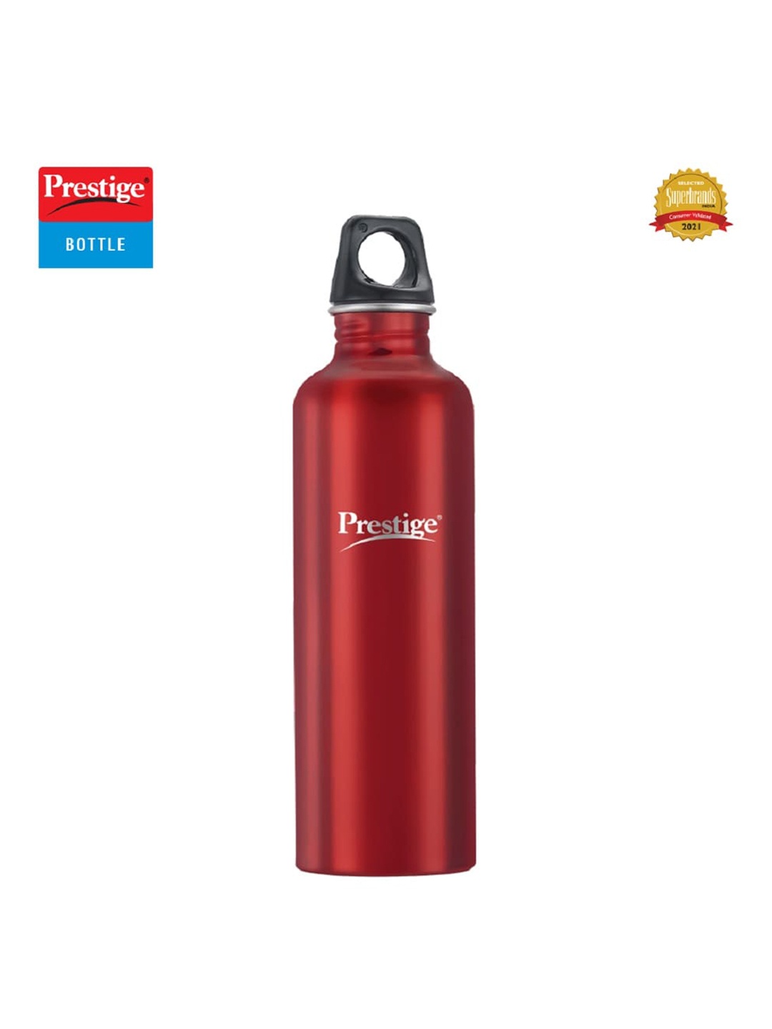 

Prestige PSWBC 02 Red Double Wall Vacuum Stainless Steel Flask Water Bottle-750 ml