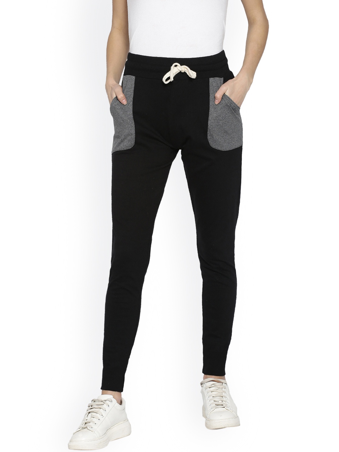 

Campus Sutra Black Joggers