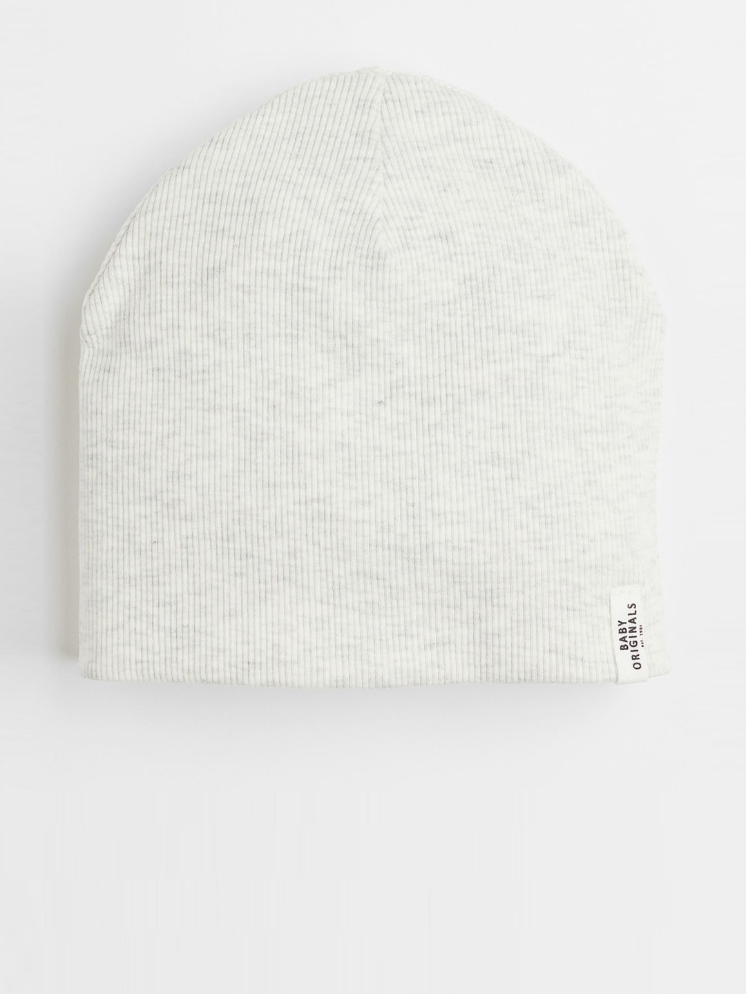 

H&M Girls Ribbed Jersey Hat, White