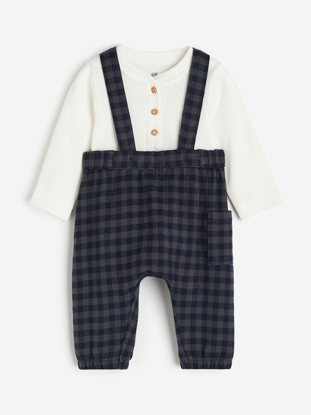 

H&M Boys 2-piece Cotton Set, White