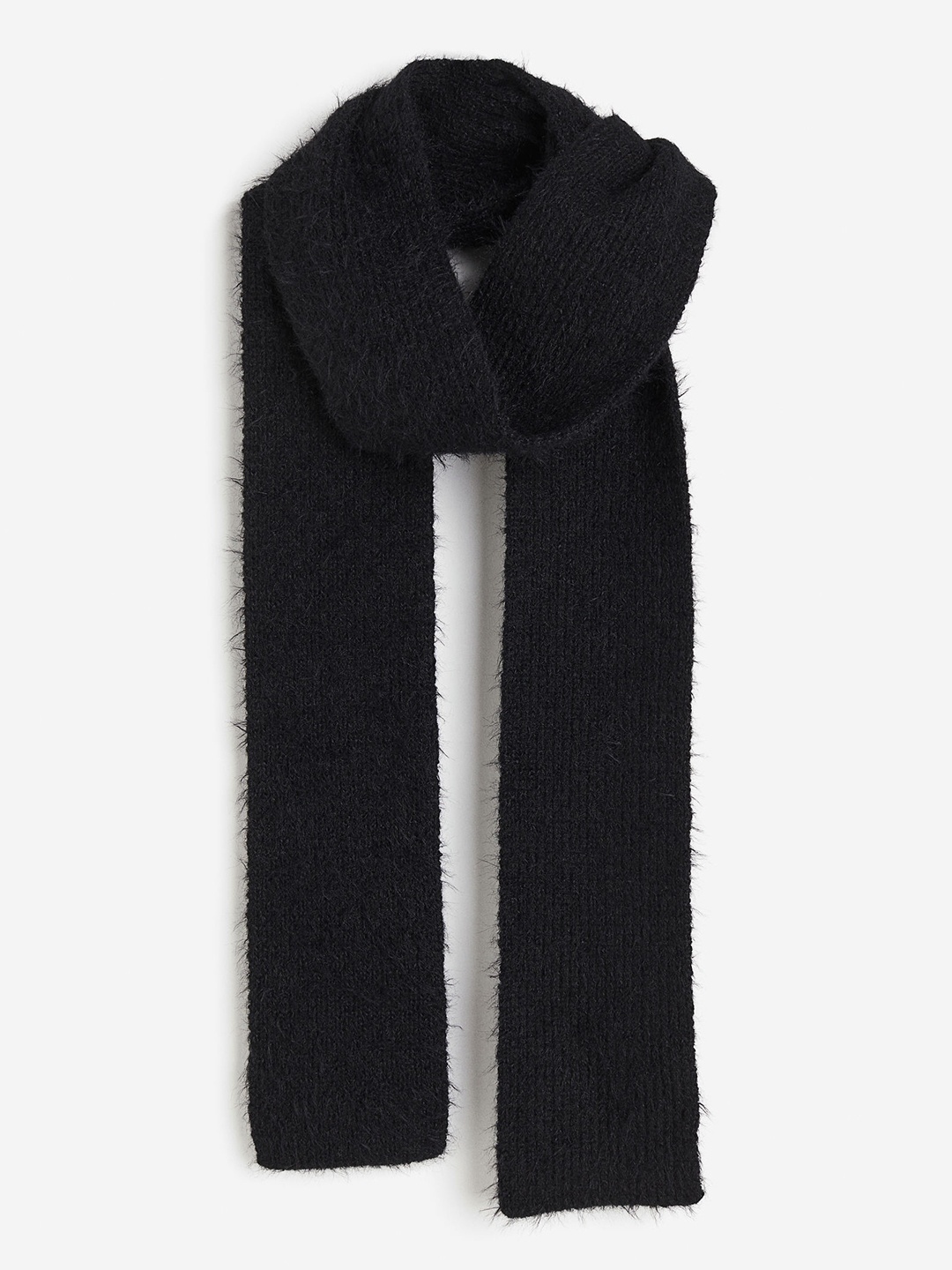 

H&M Women Fluffy Scarves, Black