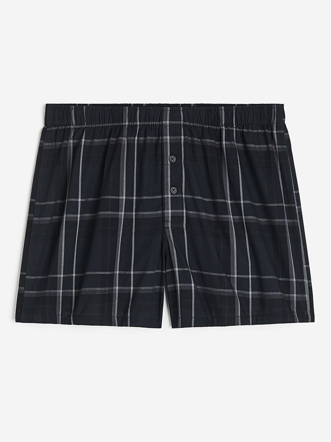 

H&M Men 3-Pack Woven Pure Cotton Boxer Shorts, Black