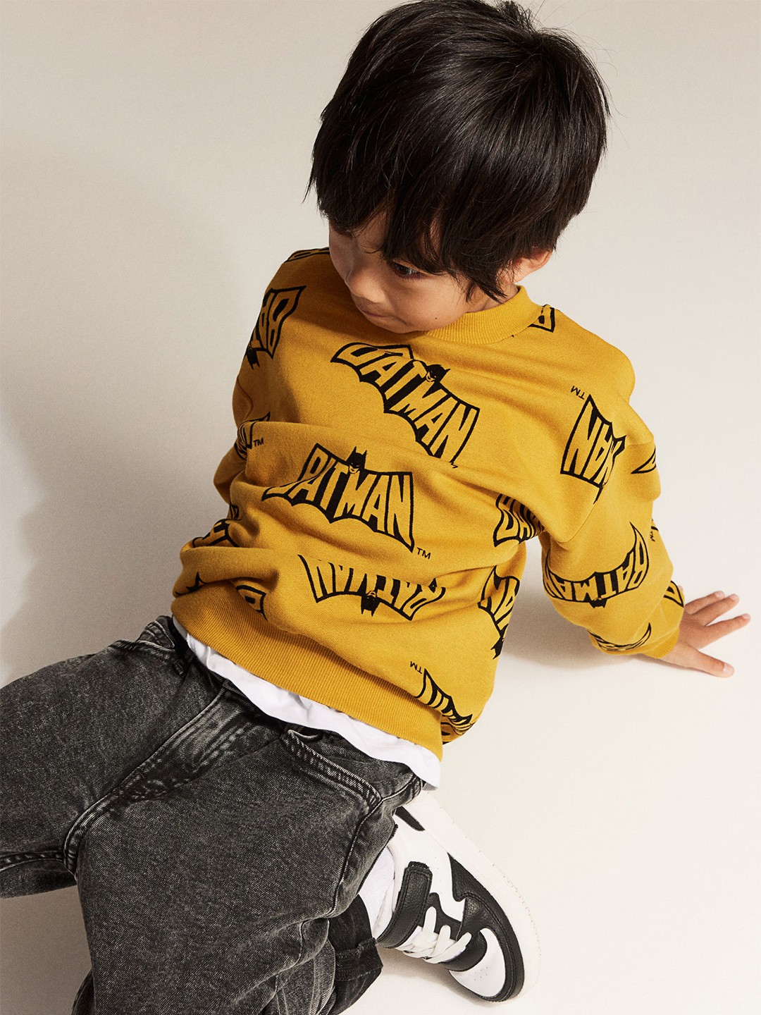 

H&M Infant Boys Oversized Printed Sweatshirt, Orange
