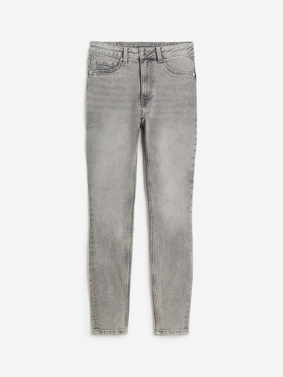 

H&M Women Skinny High Jeans, Grey