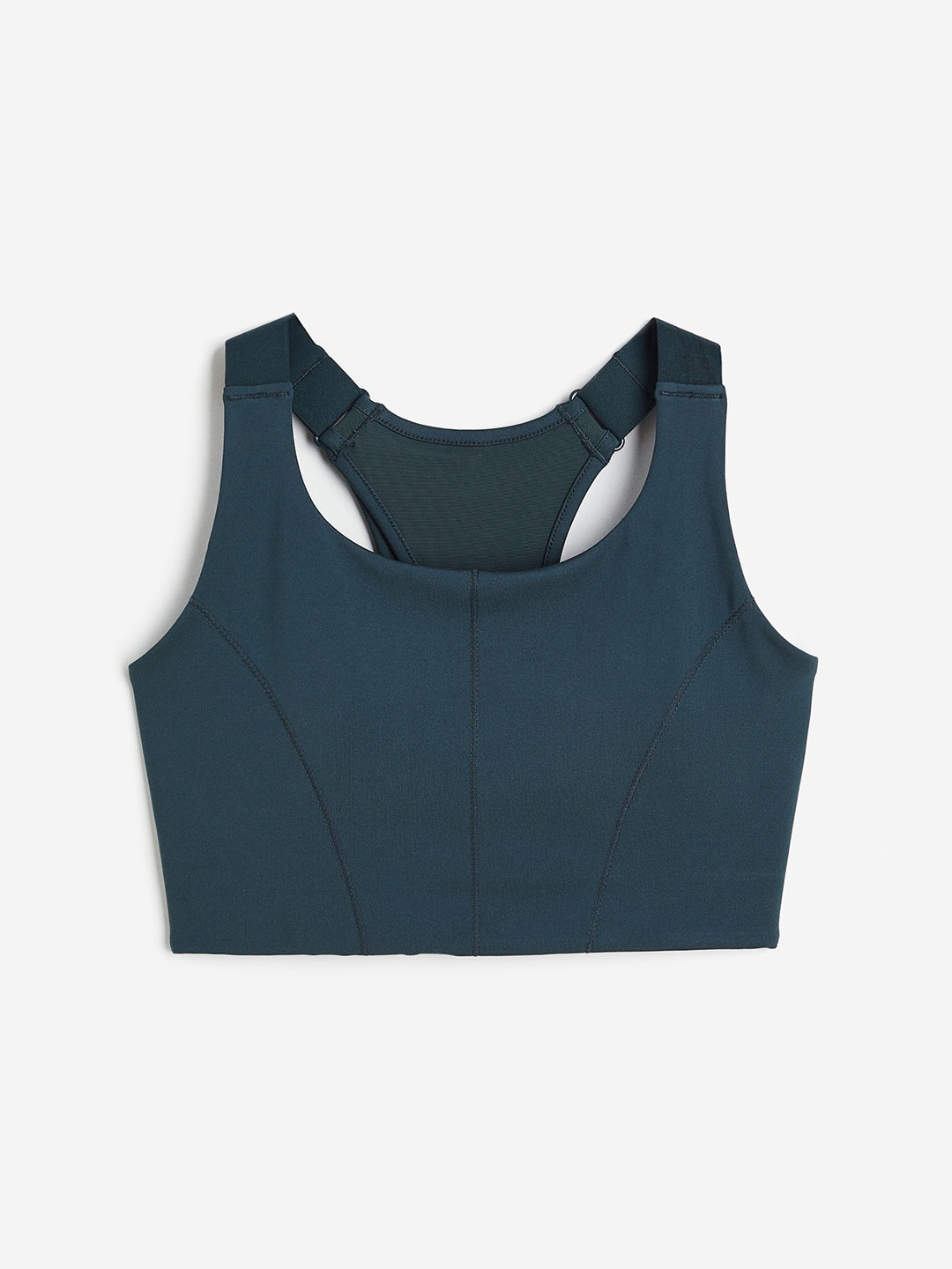 

H&M Women DryMove High Support Sports Bra, Turquoise blue