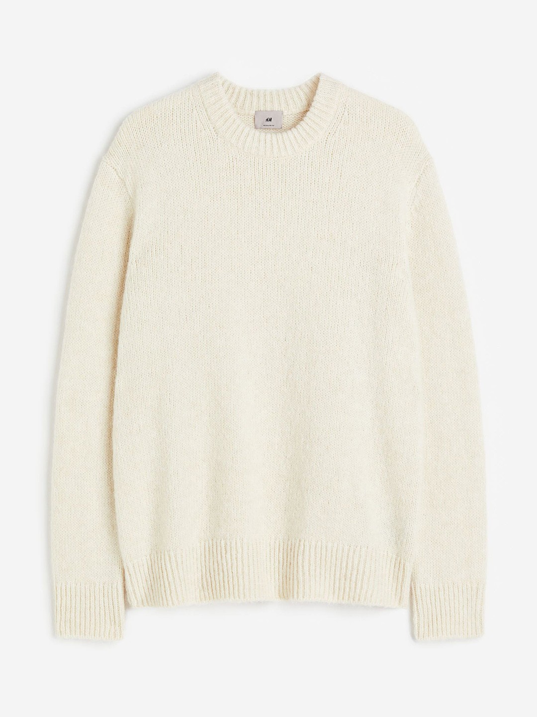 

H&M Wool-Blend Jumper, White
