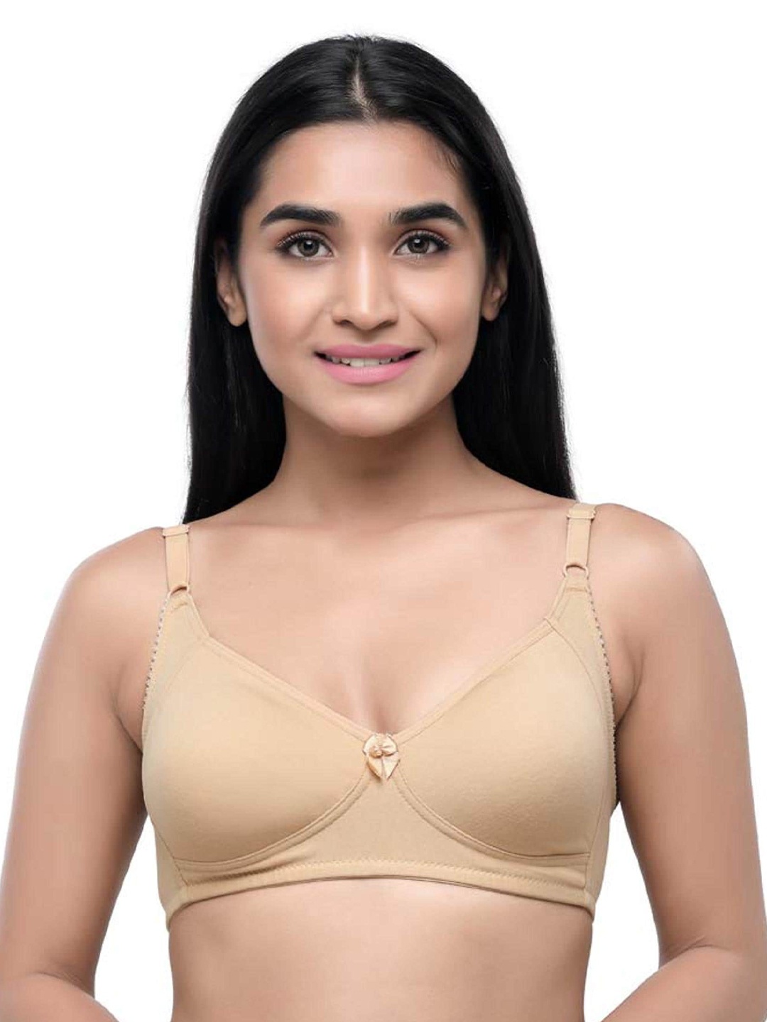 

Lovable Seamless Full Coverage Cotton T-shirt Bra With All Day Comfort, Beige