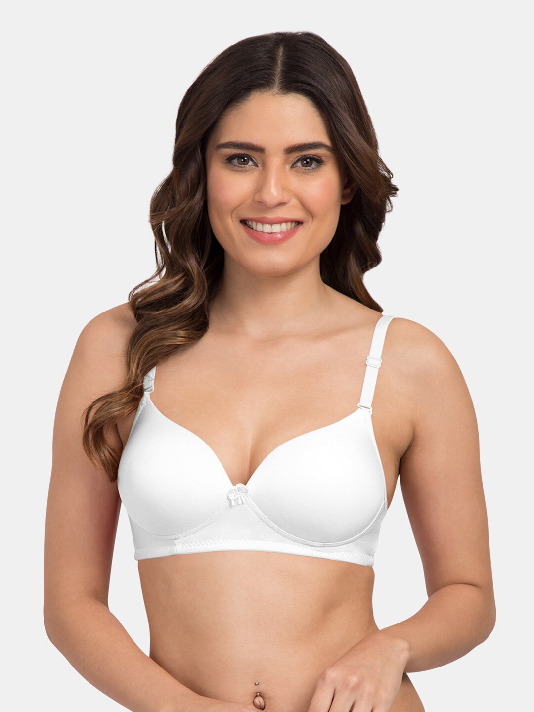 

Tweens Medium Coverage Heavily Padded T-Shirt Bra With All Day Comfort, White