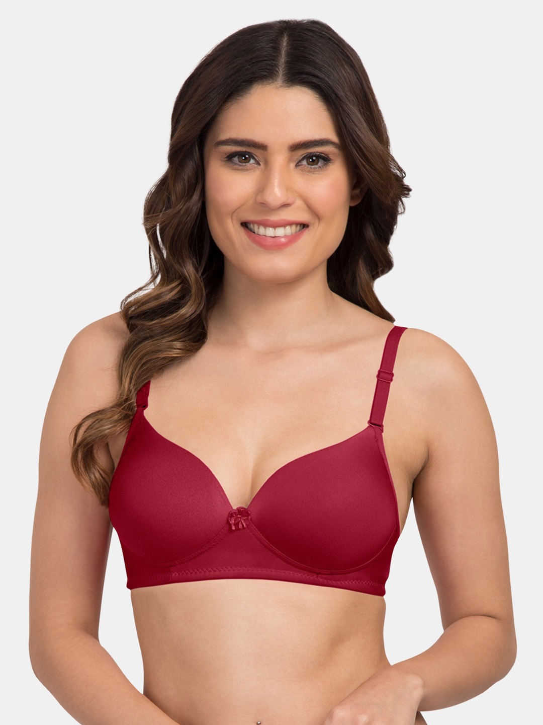

Tweens Medium Coverage Heavily Padded T-Shirt Bra With All Day Comfort, Maroon