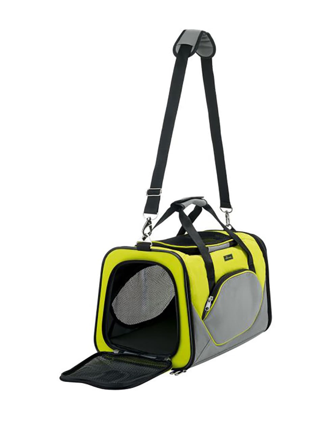 

HUNTER Green & Grey Shoulder Straps Carry Handle Pet Crates and Carriers