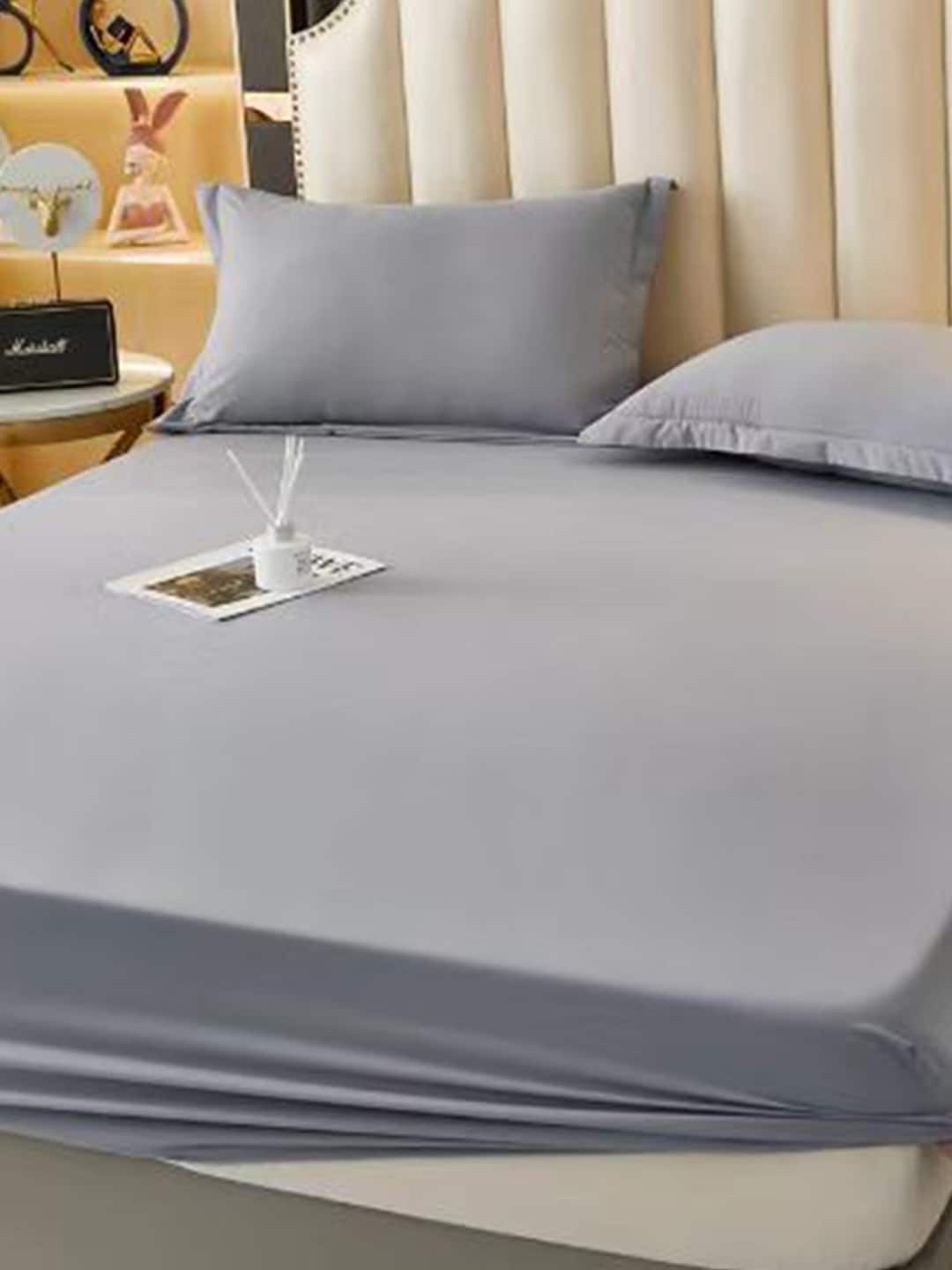 

Kuber Industries Grey Waterproof Mattress Protector