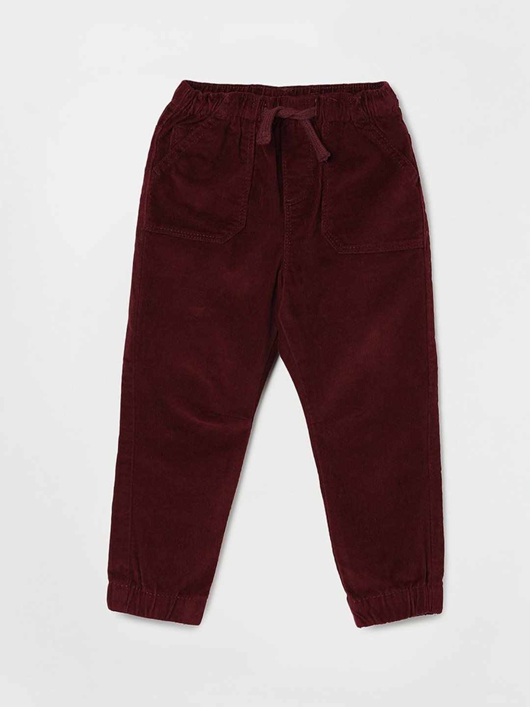 

Juniors by Lifestyle Boys Mid-Rise Corduroy Joggers, Red