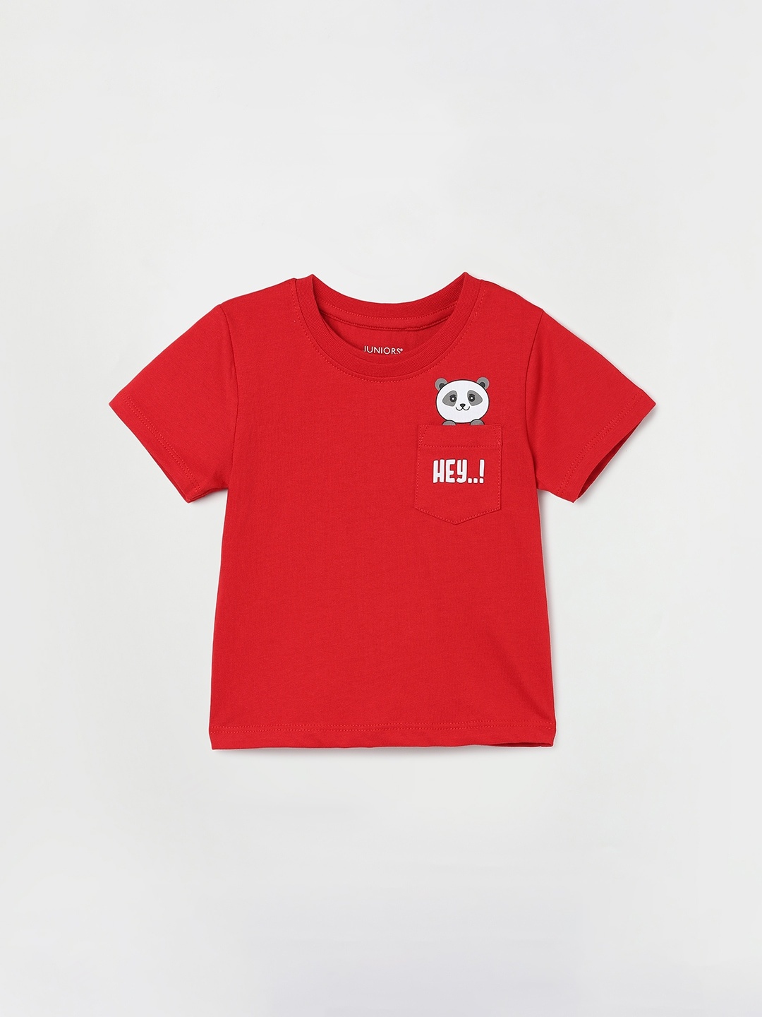 

Juniors by Lifestyle Boys Round Neck Pure Cotton Casual T-Shirt, Red