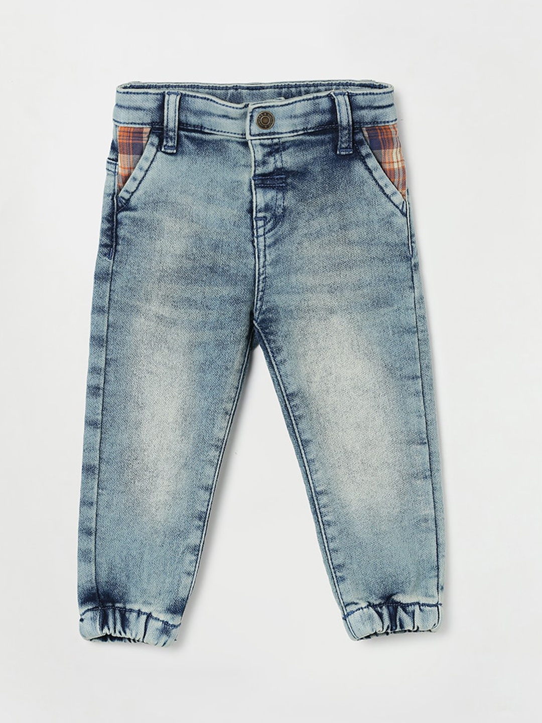 

Juniors by Lifestyle Boys Mid-Rise Clean Look Heavy Fade Jeans, Blue