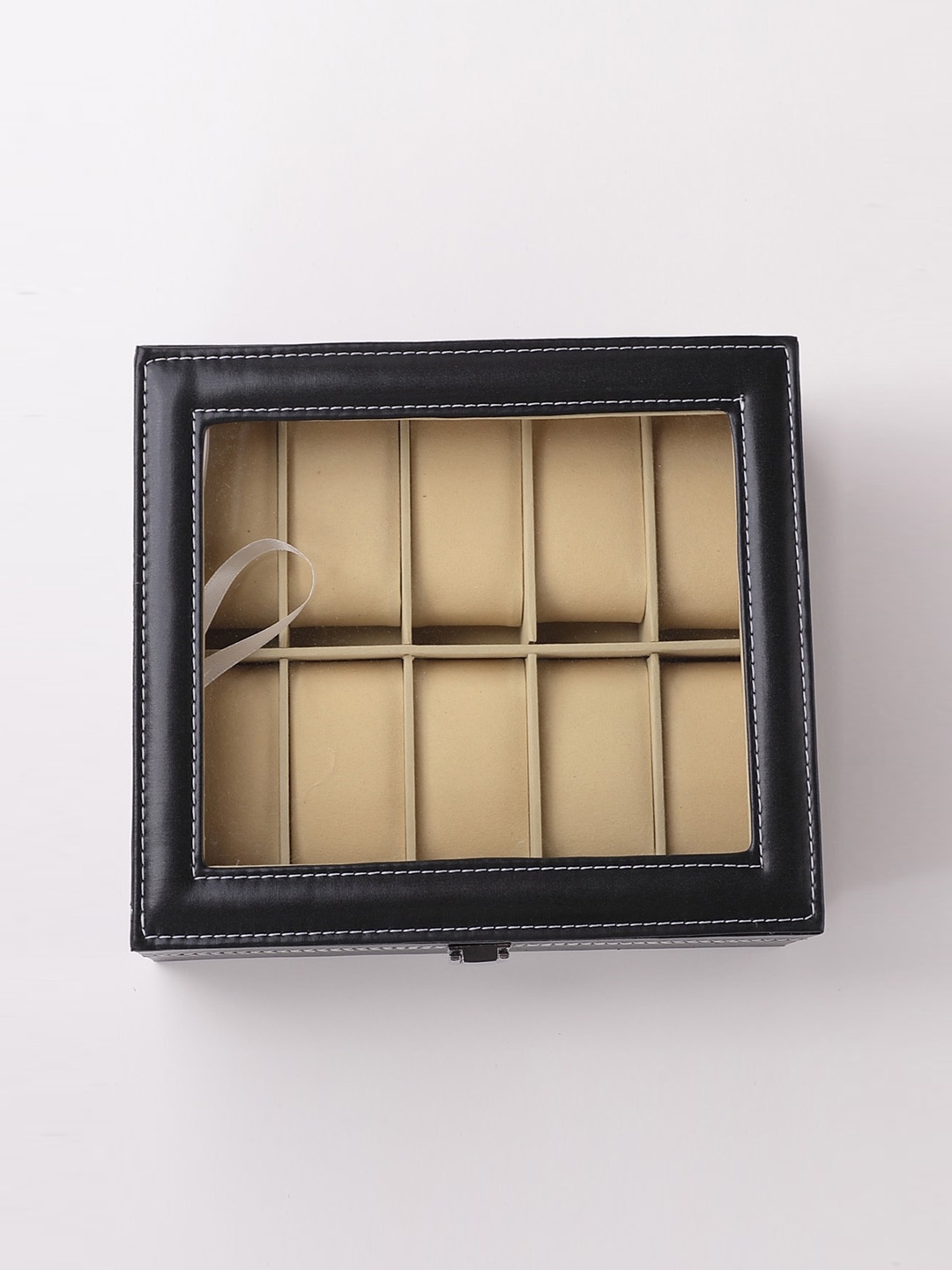 

Kuber Industries Black 10 Slots Watch Organiser