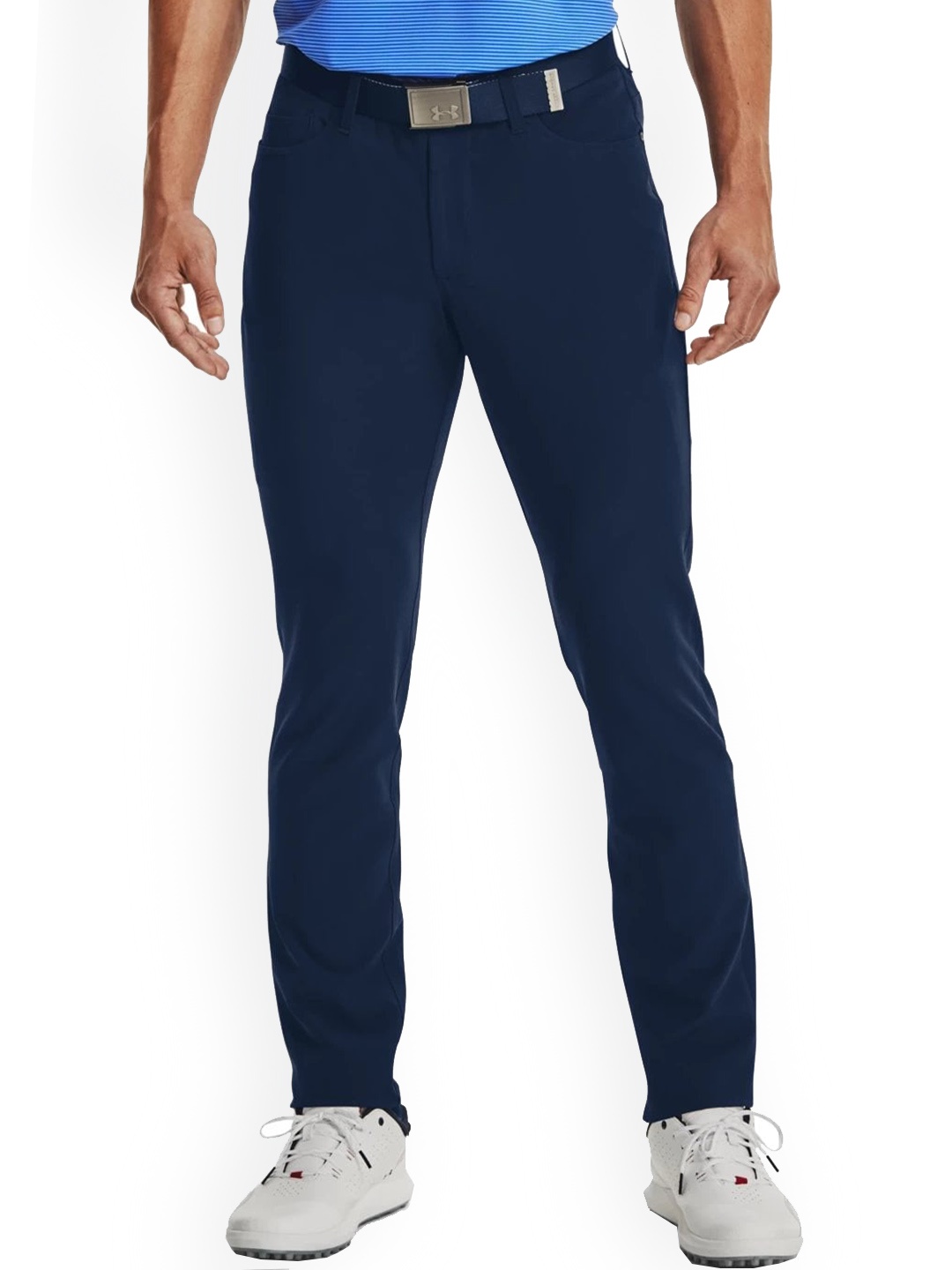 

UNDER ARMOUR Men Regular Fit Formal Trouser, Blue