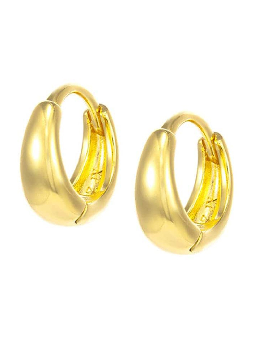 

DressBerry Gold Toned Gold Plated Hoop Earrings