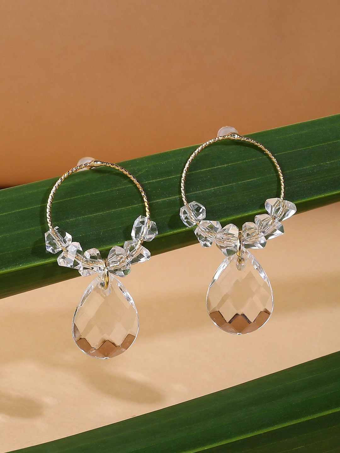 

DressBerry Gold Toned Gold Plated Hoop Earrings