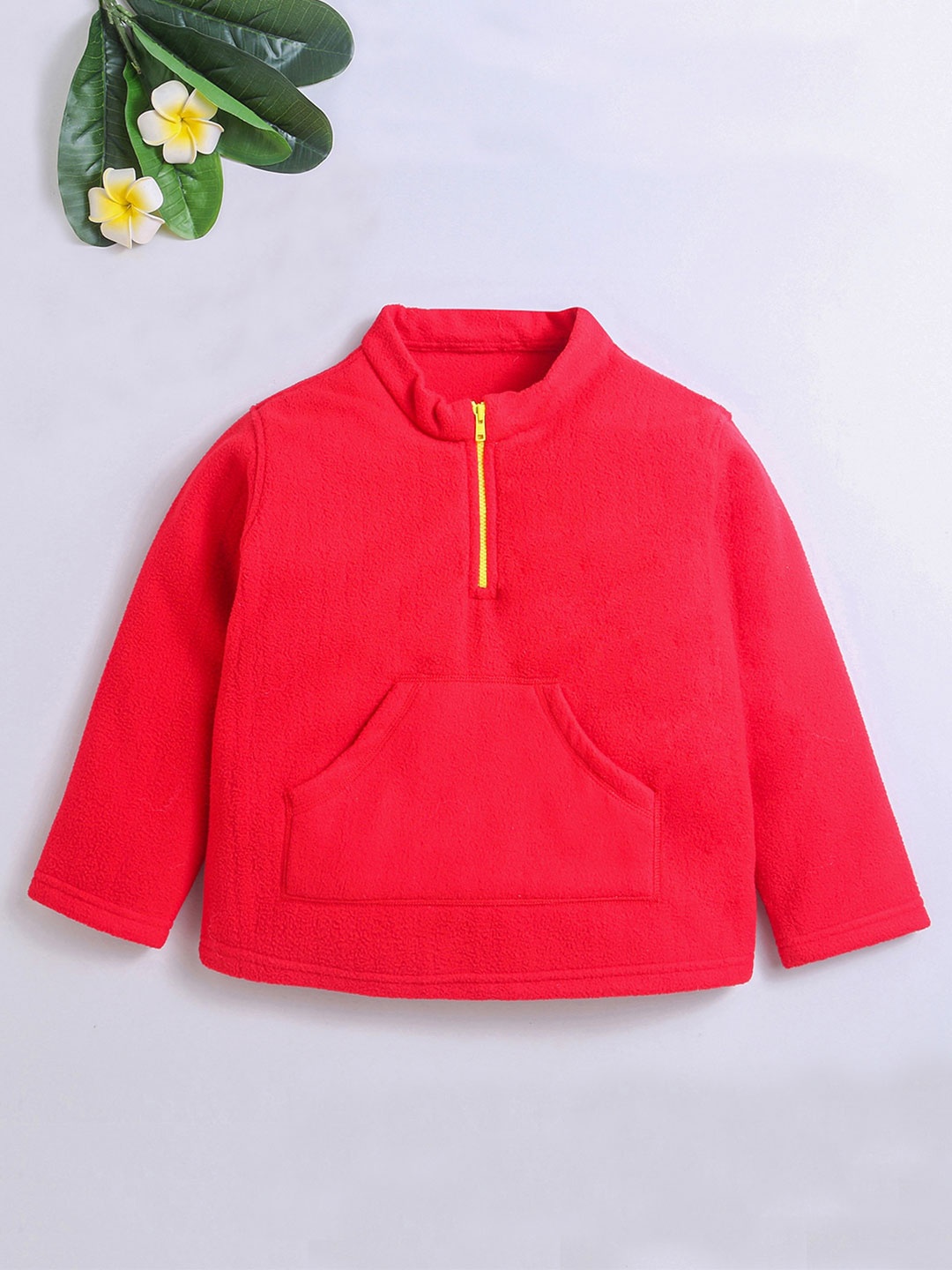 

Nino Bambino Kids Round Neck Sweatshirt, Red