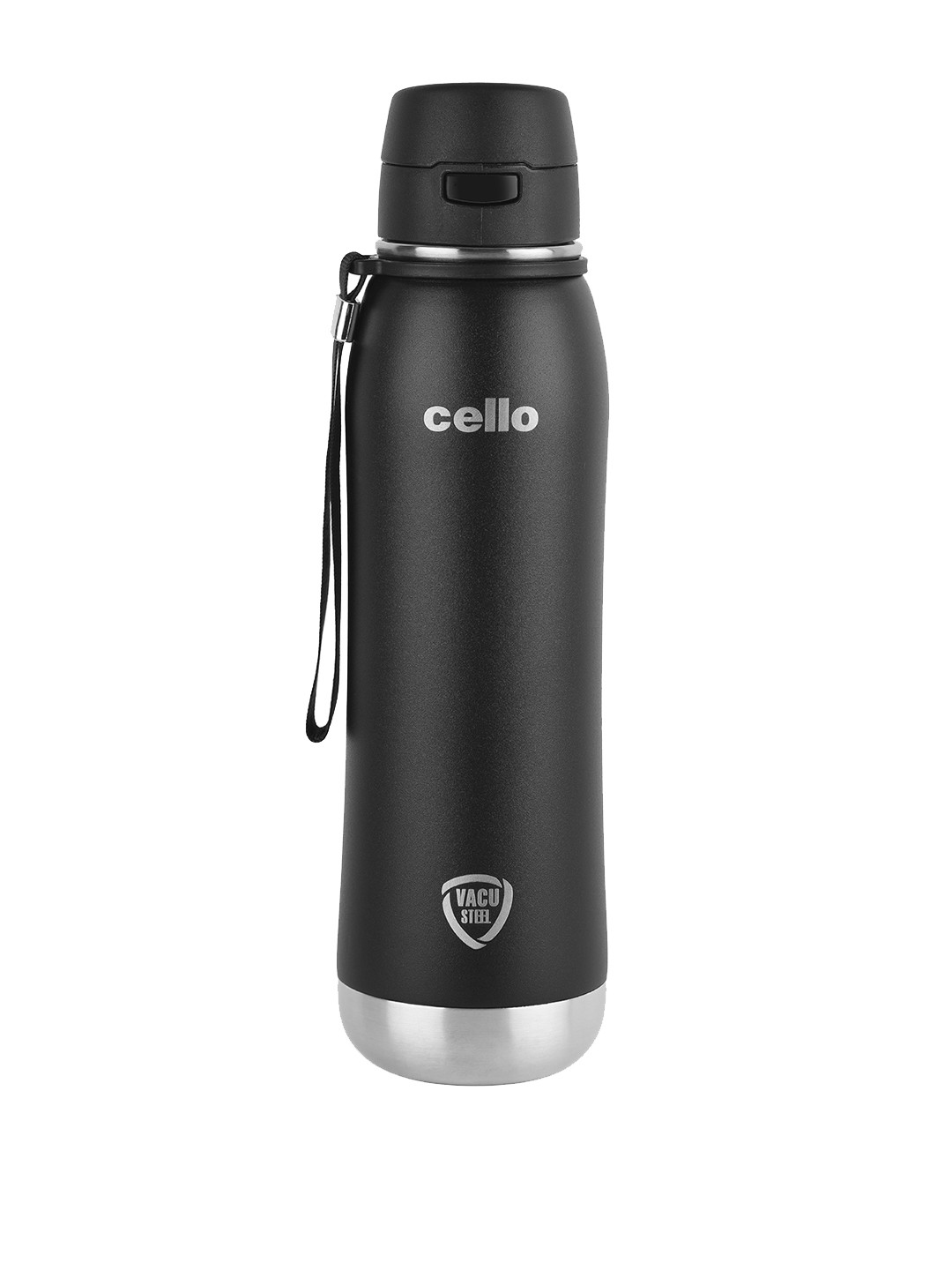 

Cello Duro Ace Black Double Walled Insulated Flask - 900ml