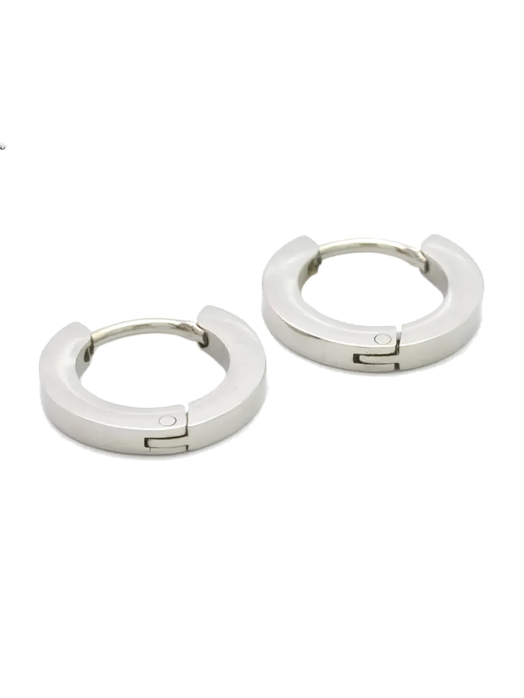 

KARISHMA KREATIONS Men Set Of 2 Contemporary Hoop Earrings, Gold