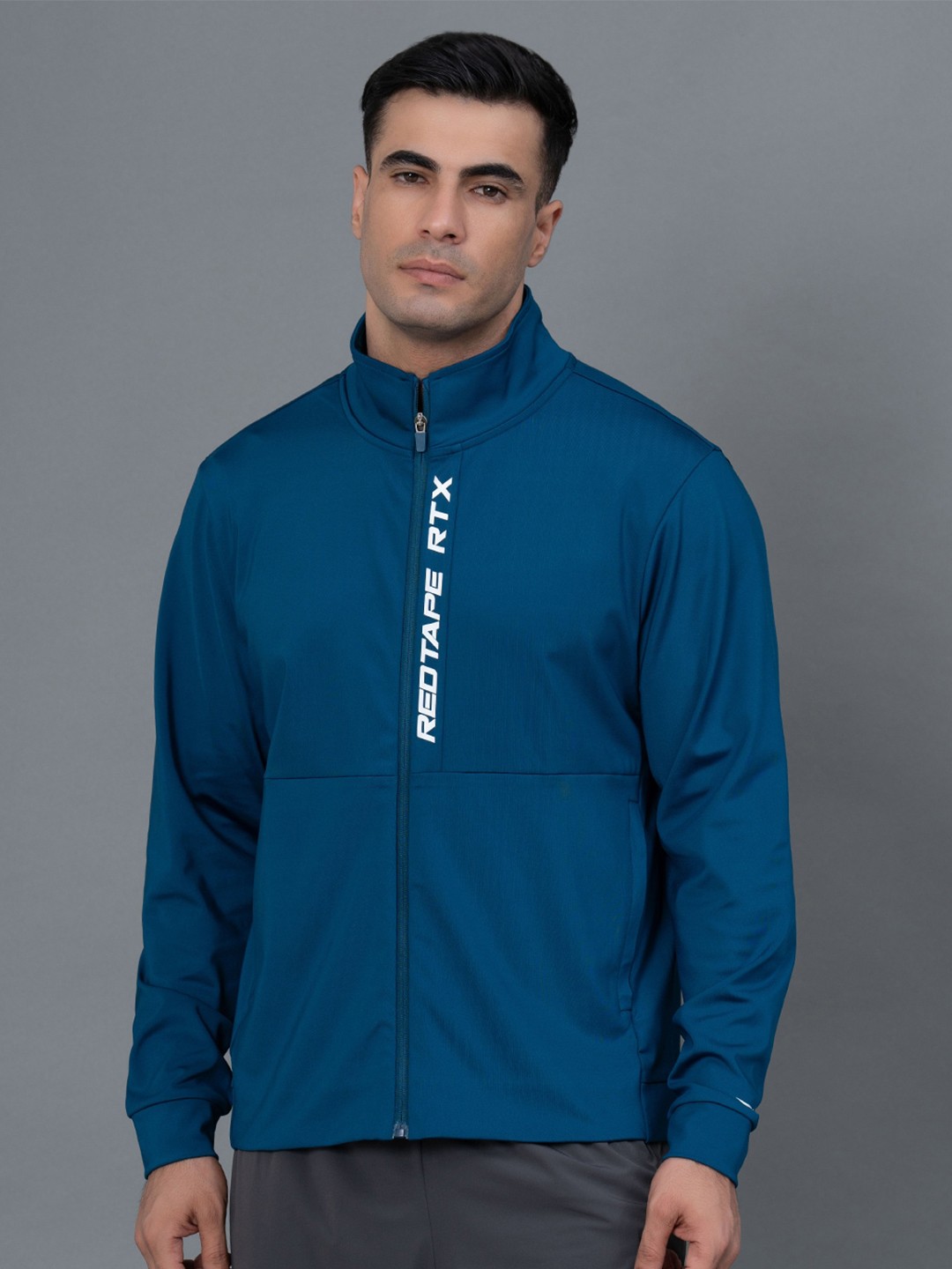 

Red Tape Men Graphic Print Stretchable Athleisure Sweatshirt, Teal