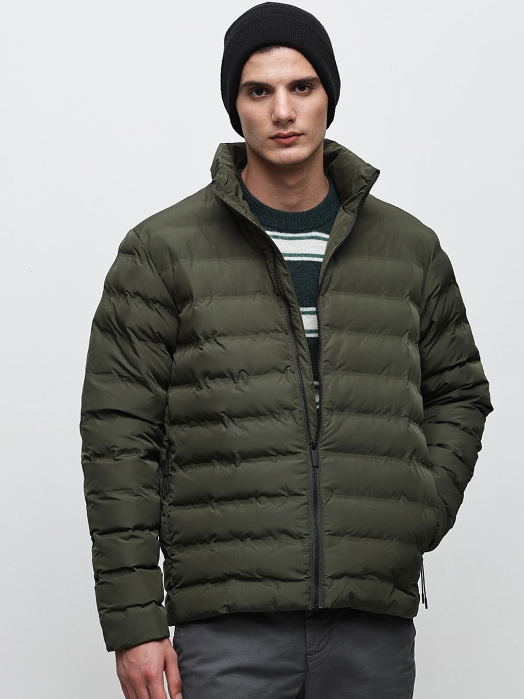 

SELECTED Long sleeves Puffer Jacket, Green