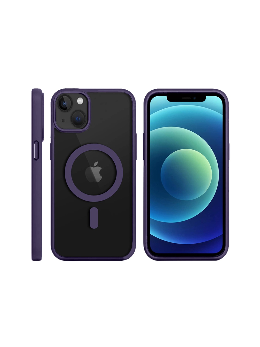 

Karwan iPhone 14 Plus Magsafe Compatible Back Case, Purple