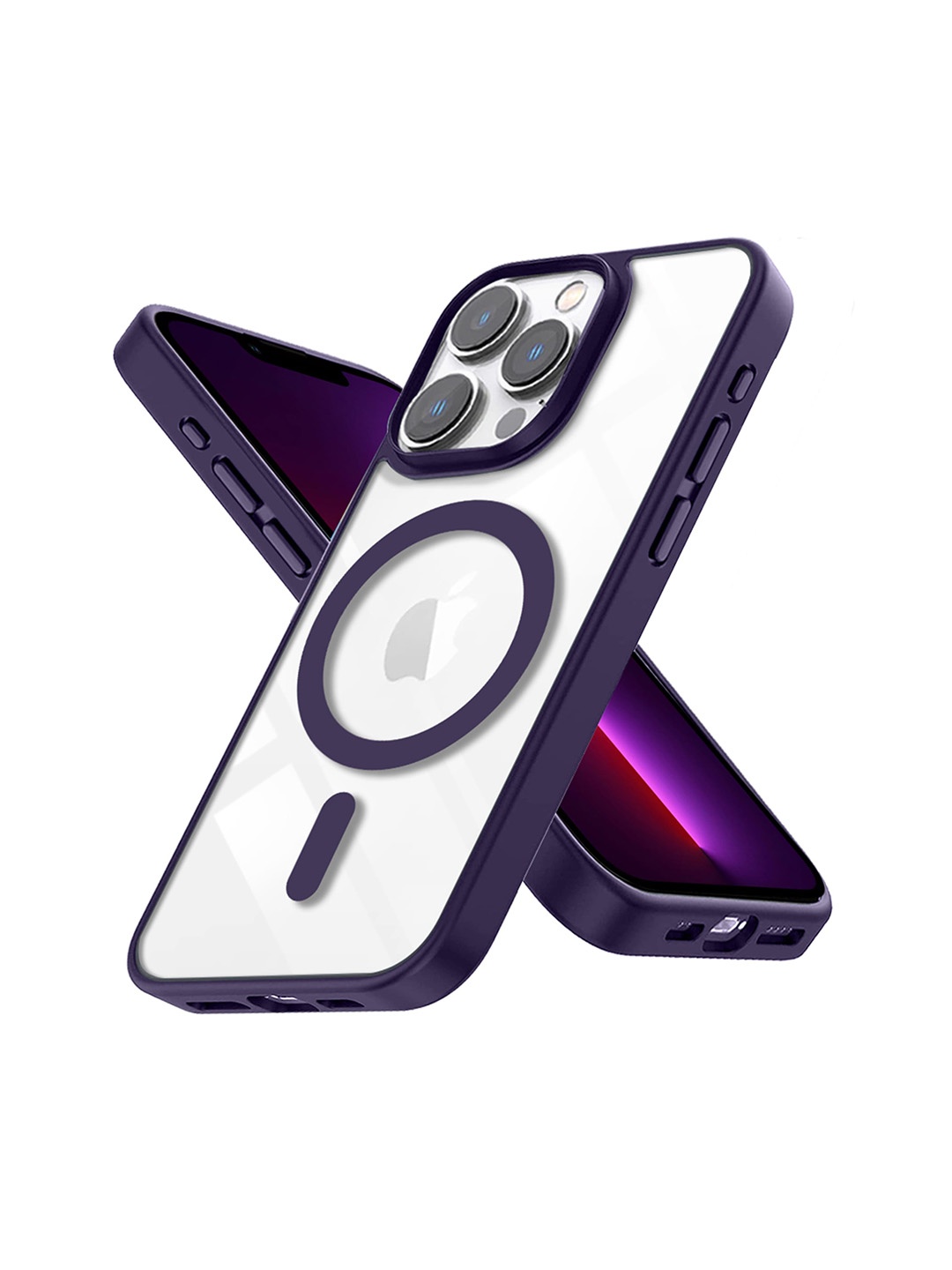 

Karwan iPhone 13 Pro Max Magsafe Back Case, Purple