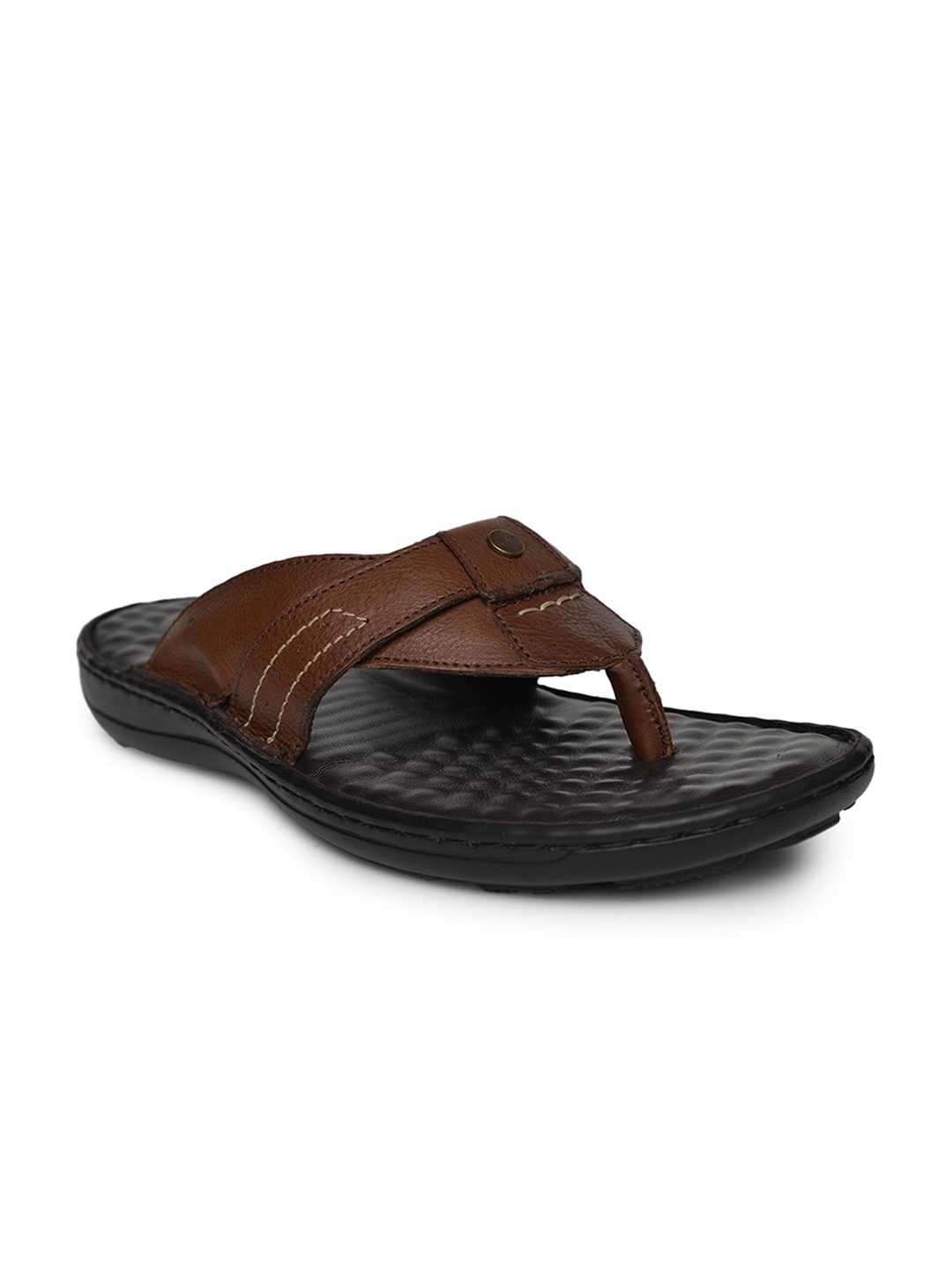

Buckaroo Men ZANELIO Leather Comfort Sandals, Brown