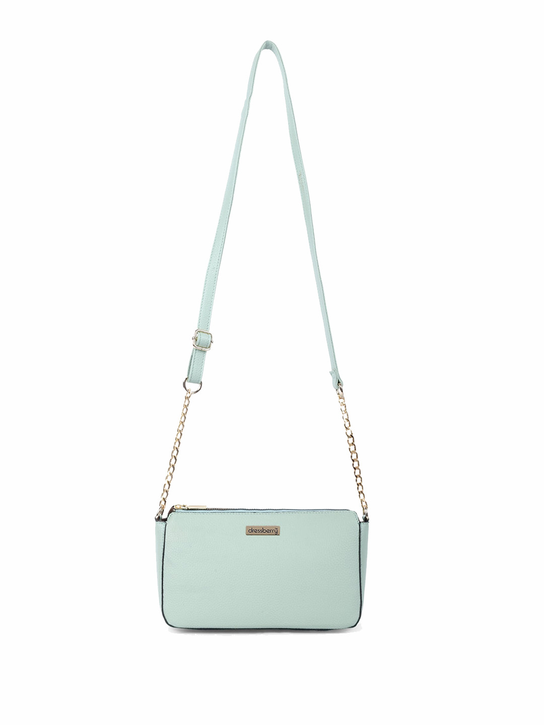 

DressBerry Structured Sling Bag, Sea green