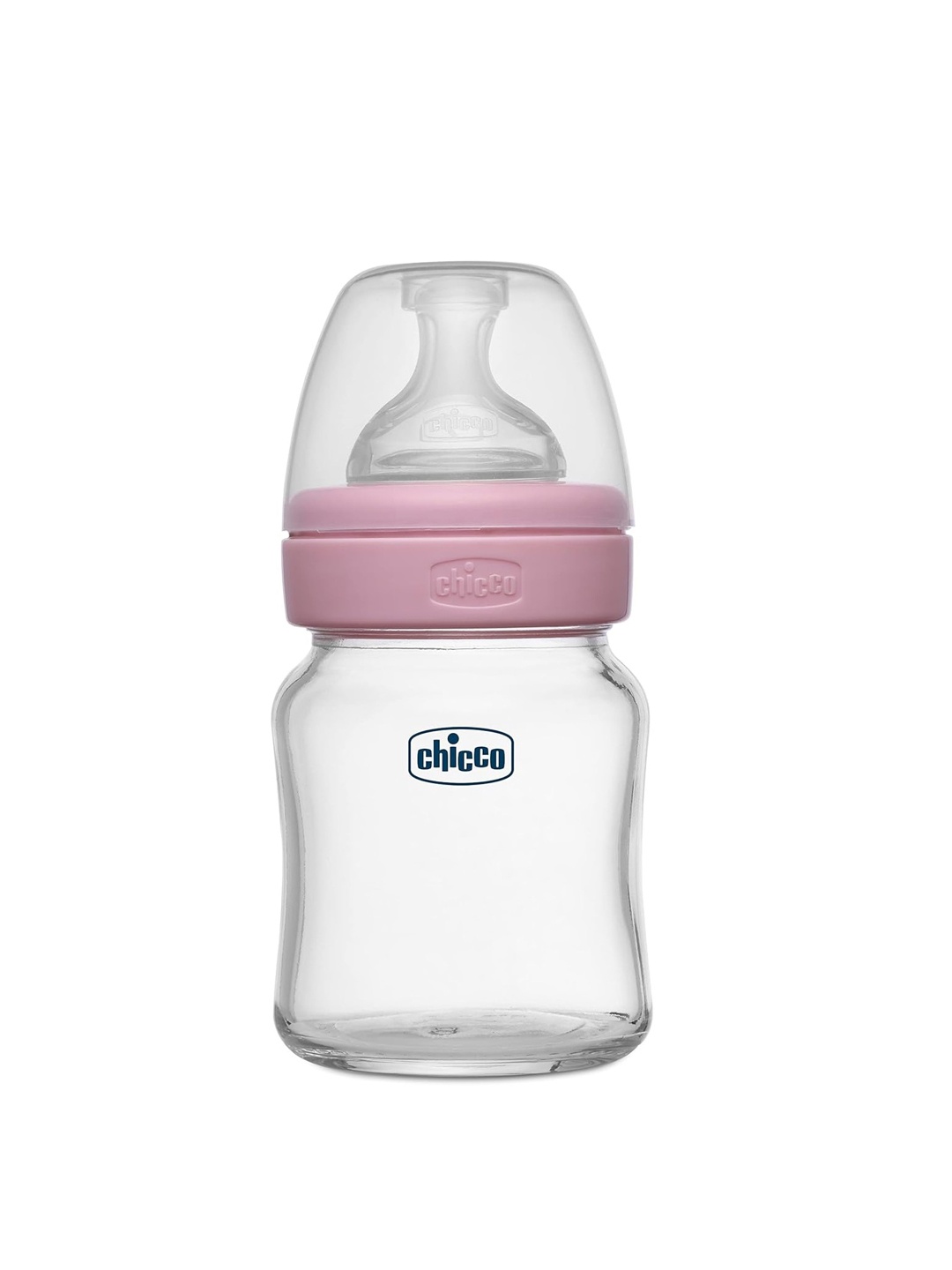 

Chicco Well-Being Glass Feeding Bottle -120ml, Pink