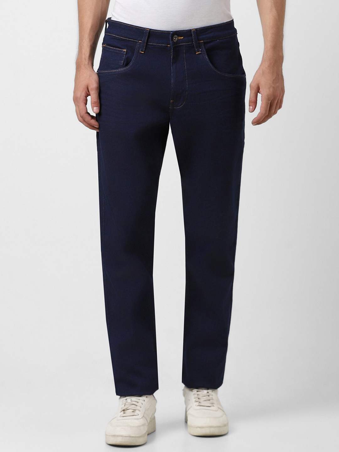 

VAN HEUSEN DENIM LABS Men Mid-Rise Clean Look Jeans, Navy blue